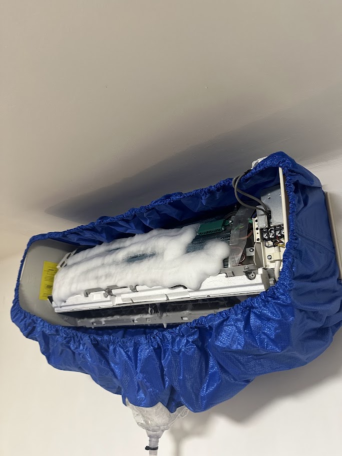 Klíma kültéri egység tisztítása